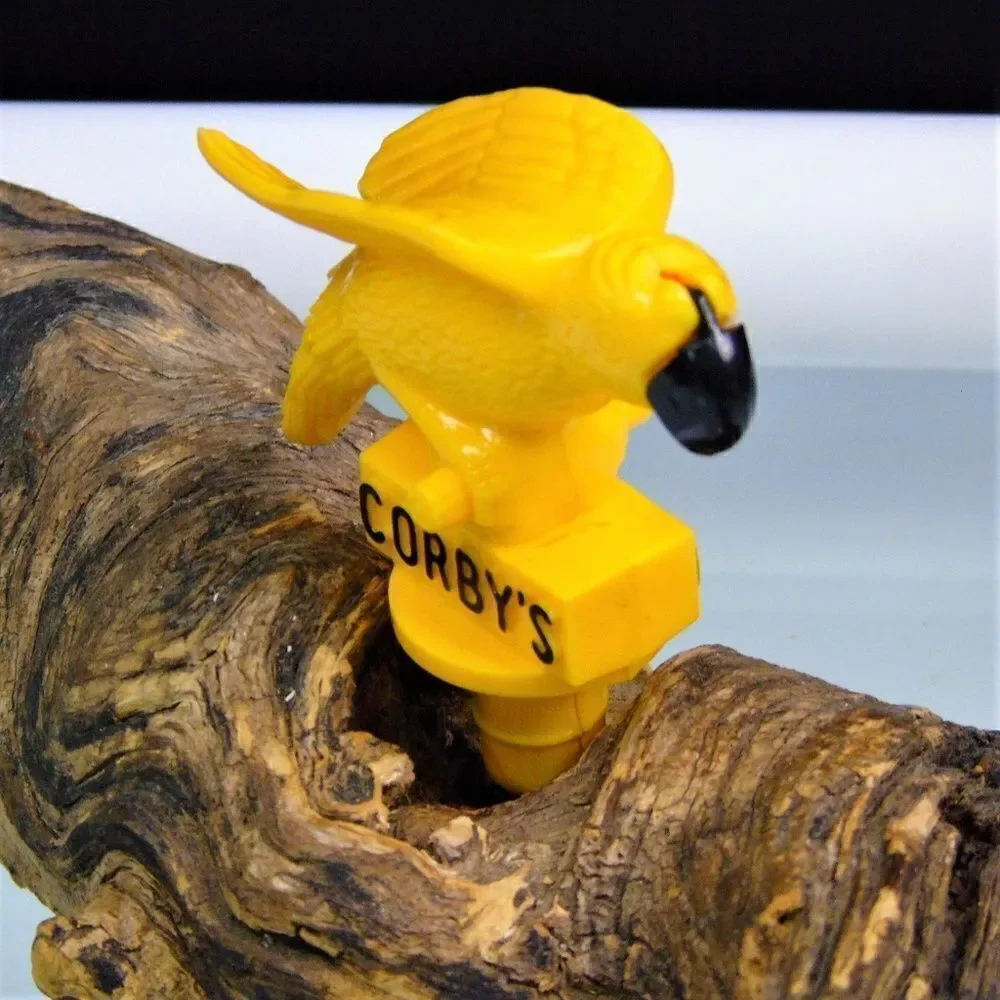 Corby's Whisky Yellow Parrot Liquor Bottle Stopper